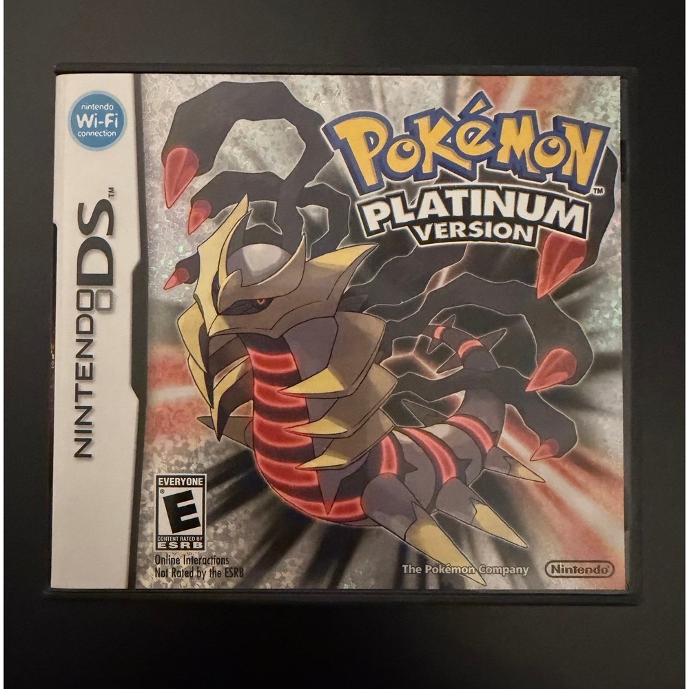 Pokémon Platinum Version Nintendo DS CIB Complete Manual Inserts NTSC USA